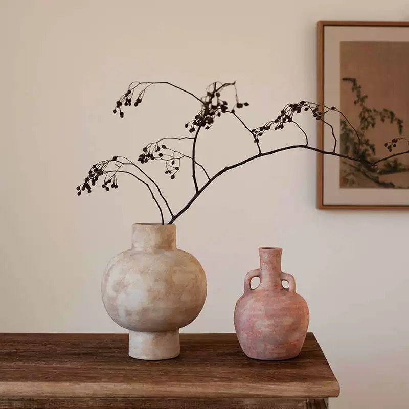 Bình Hoa Gốm Sứ Wabi-sabi Bắc Âu