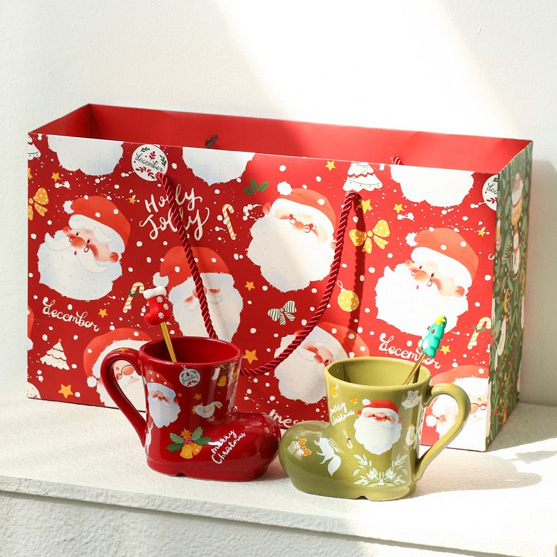 Gift 2 Cốc Đôi Ủng Xmas