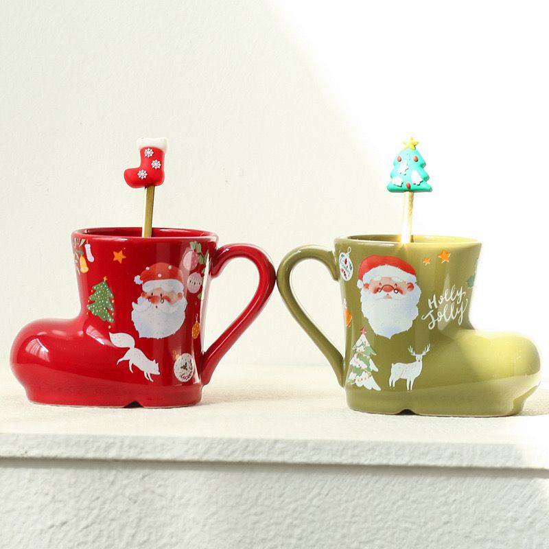 Gift 2 Cốc Đôi Ủng Xmas