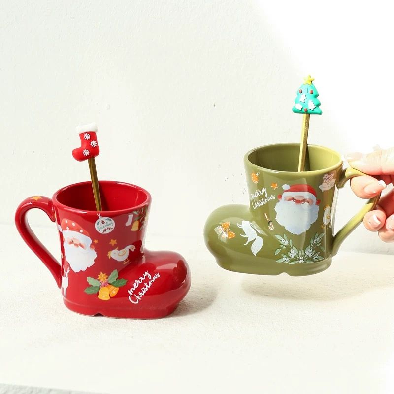 Gift 2 Cốc Đôi Ủng Xmas
