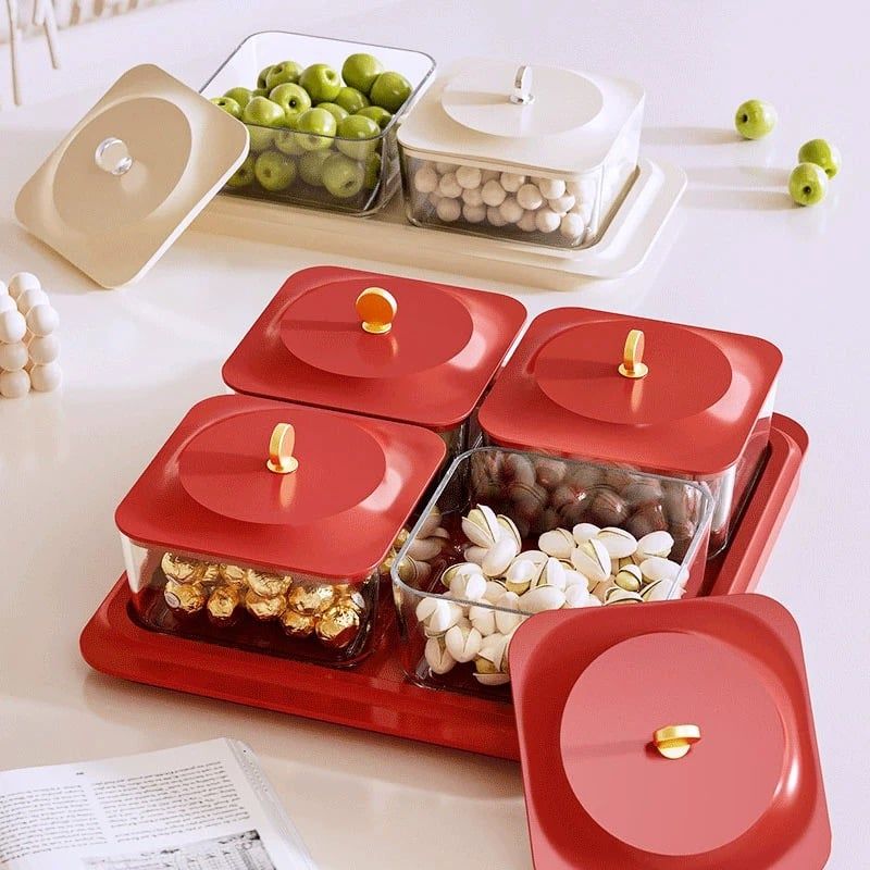 Khay Mứt Đỏ Lễ Hội