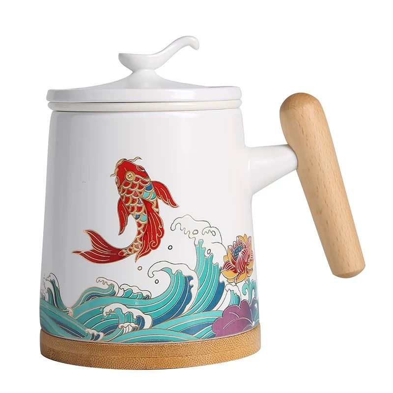 Cốc Trà Cá Koi