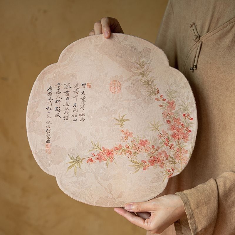 Tấm Trải Bàn Trà Hoa Mận