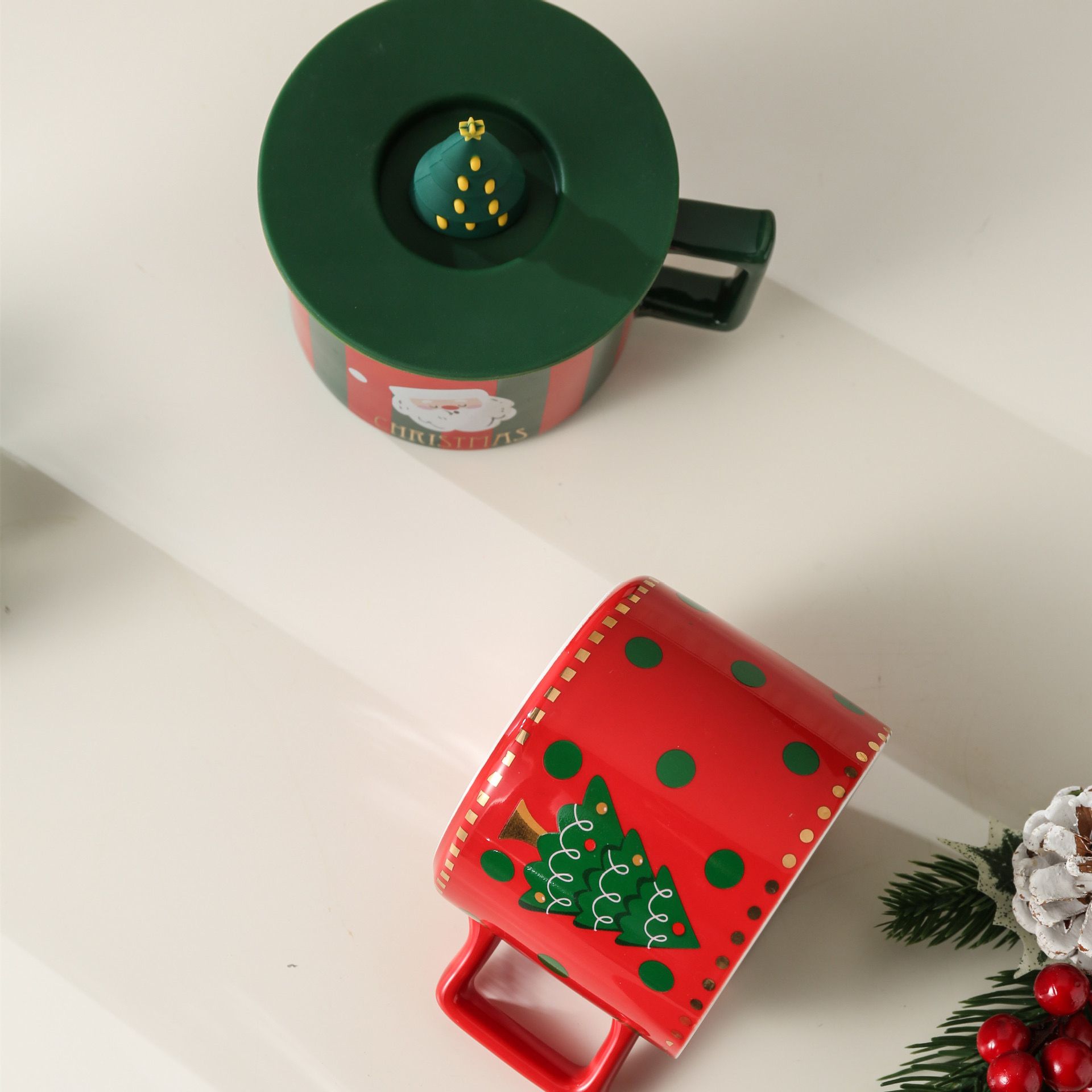 Cốc Christmas Kèm Nắp