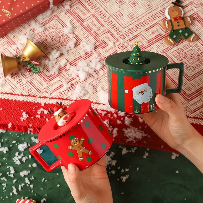 Cốc Christmas Kèm Nắp