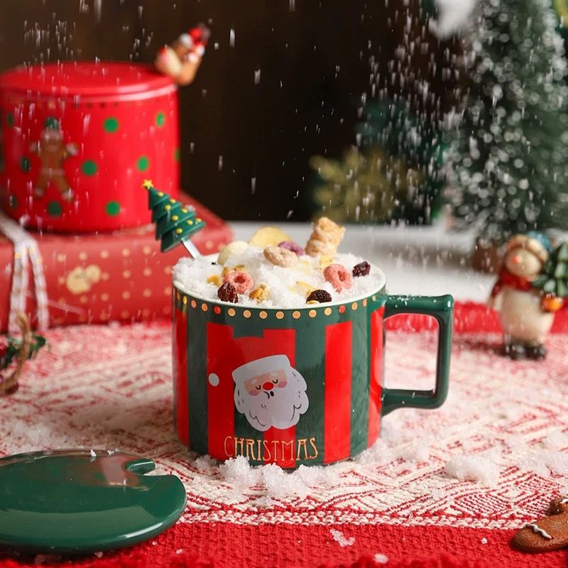 Cốc Christmas Kèm Nắp
