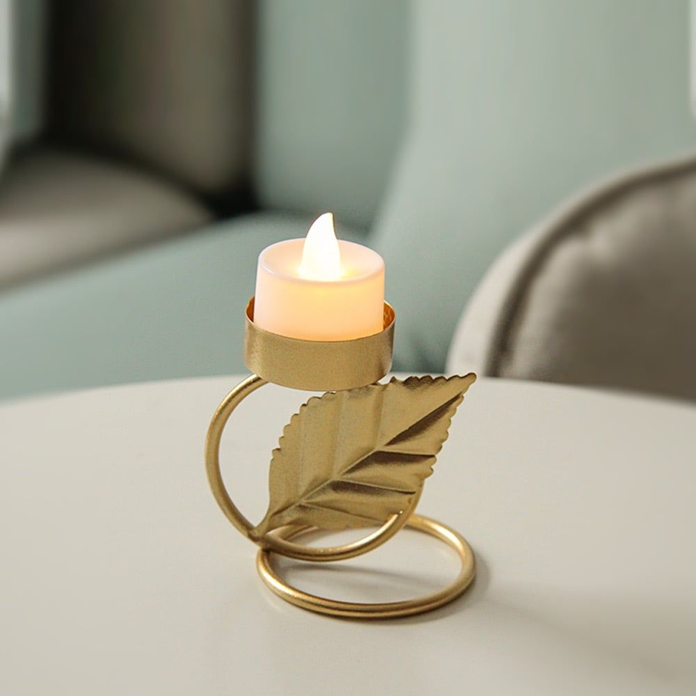 Để Nến Gold-Leaf