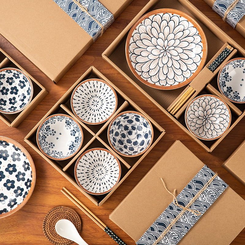 Gift Box Bộ Đồ Ăn Phong Cách Nhật Bản