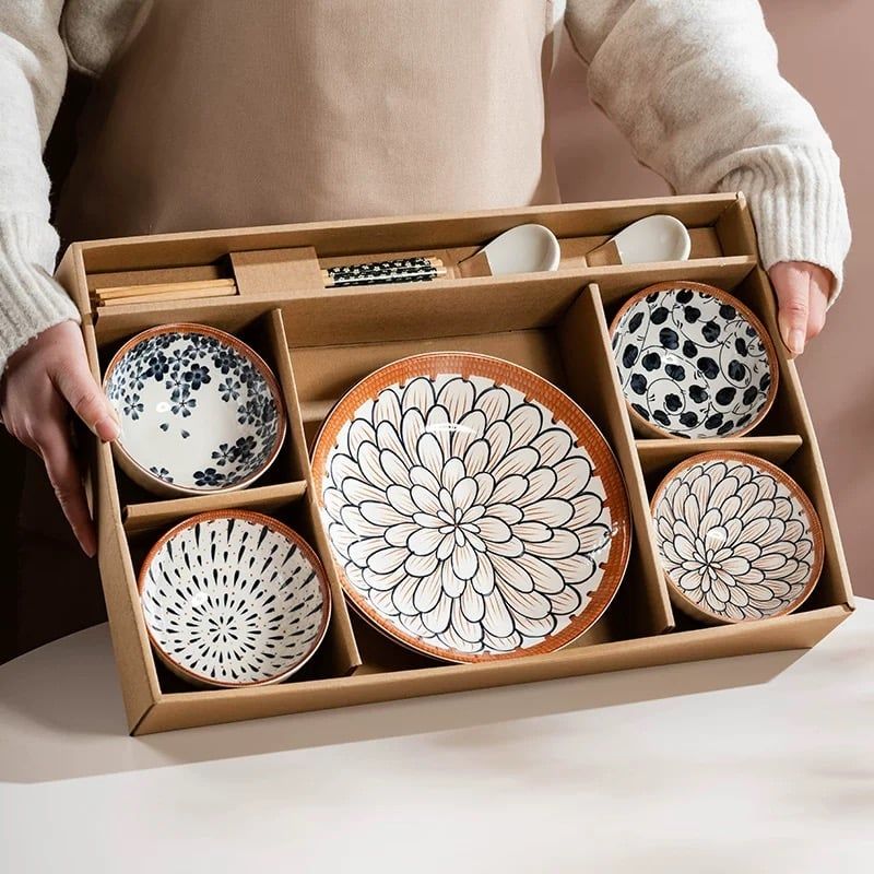 Gift Box Bộ Đồ Ăn Phong Cách Nhật Bản