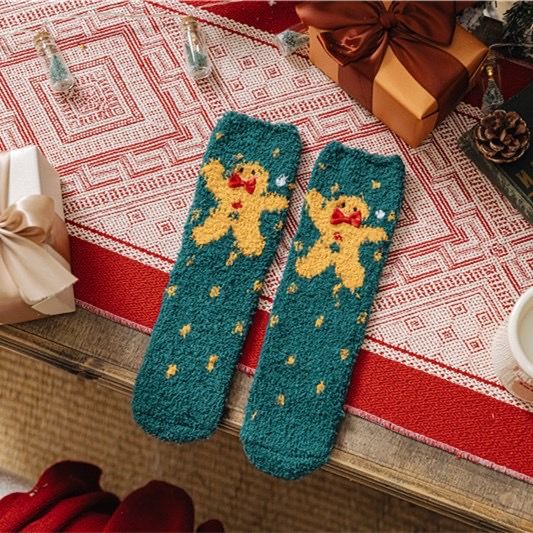 Tất Nhung San Hô Christmas Happy