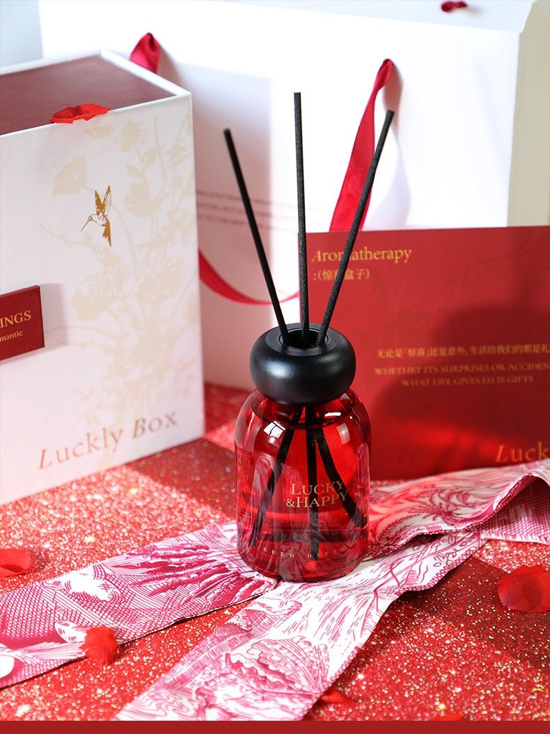Gift Set Nến Thơm, Tinh Dầu Lucky & Happy