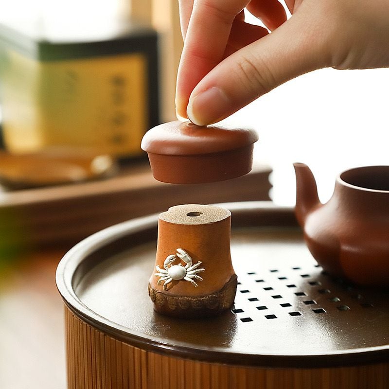 Đốt Trầm Thân Tre Con Cua