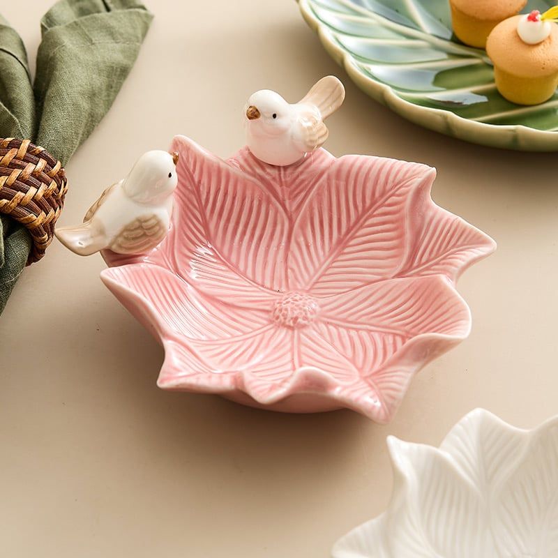 Khay Đựng Chú Chim Mùa Xuân