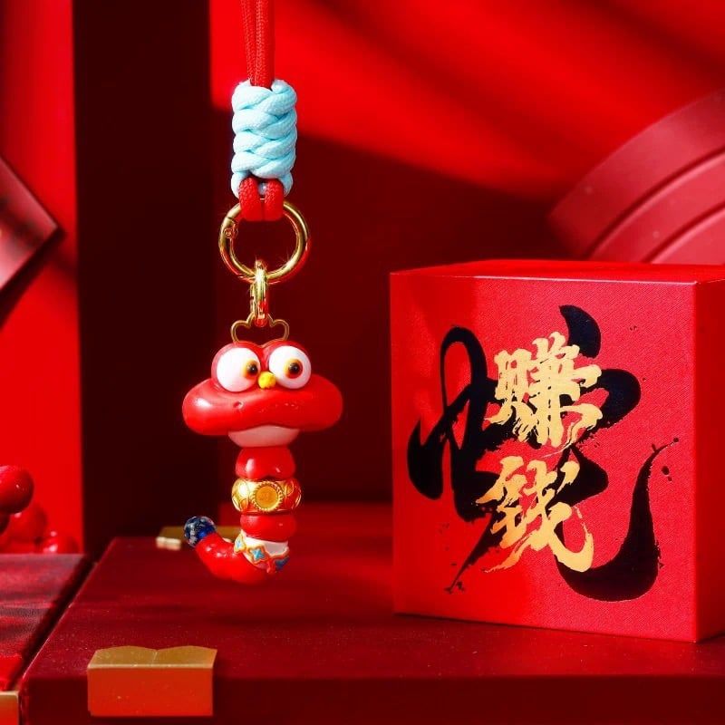 Móc Khoá Rắn Làm Giàu