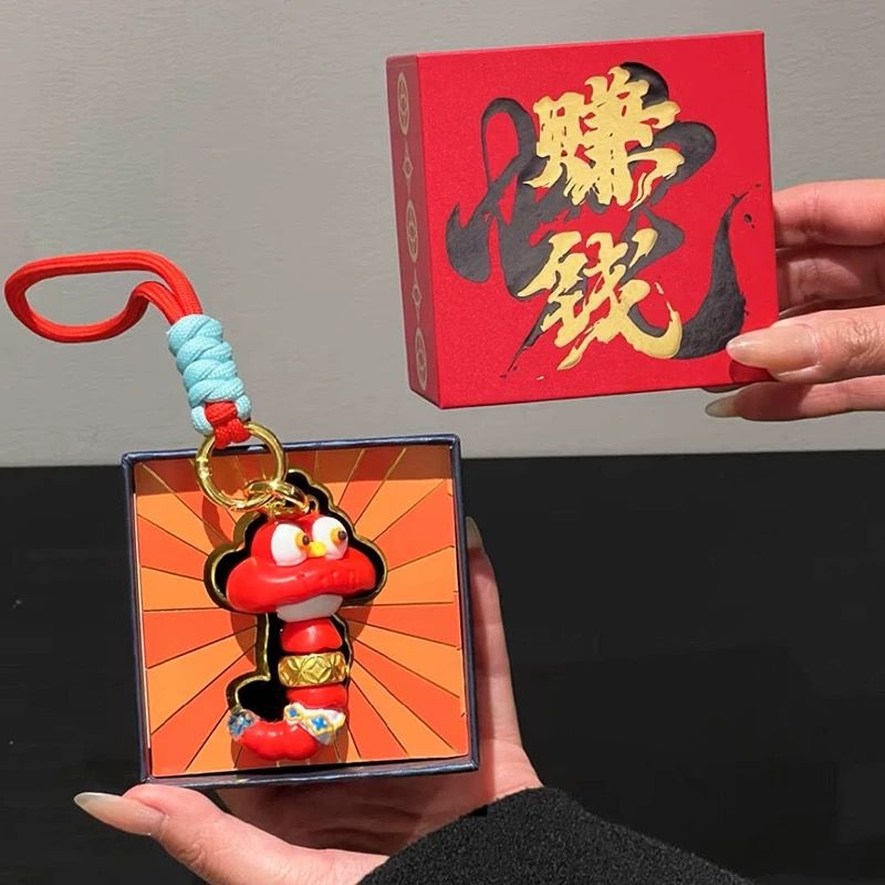 Móc Khoá Rắn Làm Giàu