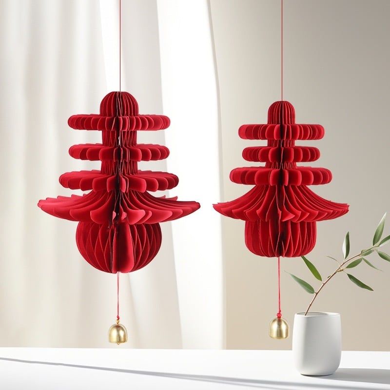 Đèn Lồng Mùa Xuân Origami