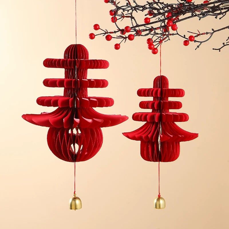 Đèn Lồng Mùa Xuân Origami
