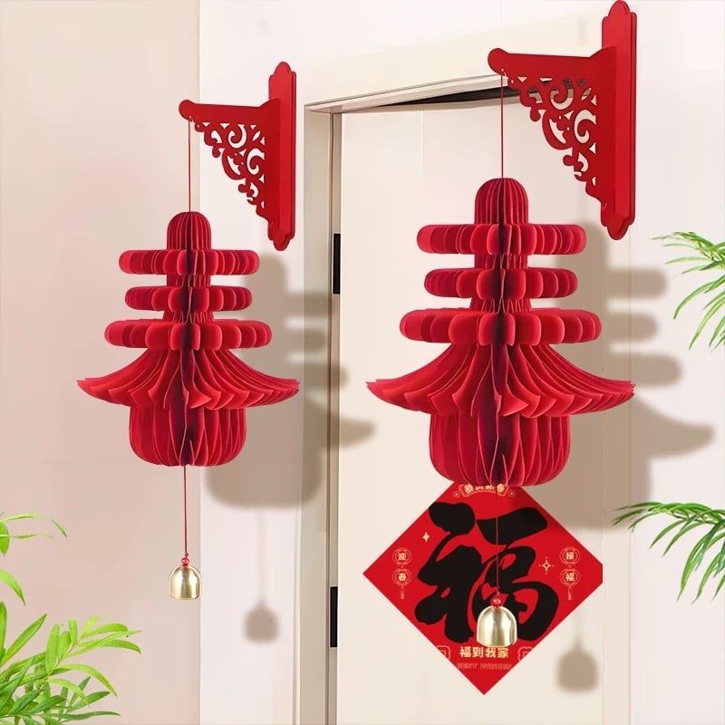 Đèn Lồng Mùa Xuân Origami