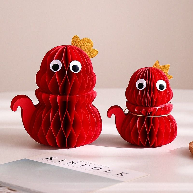 Rắn Origami Trang Trí Năm Mới
