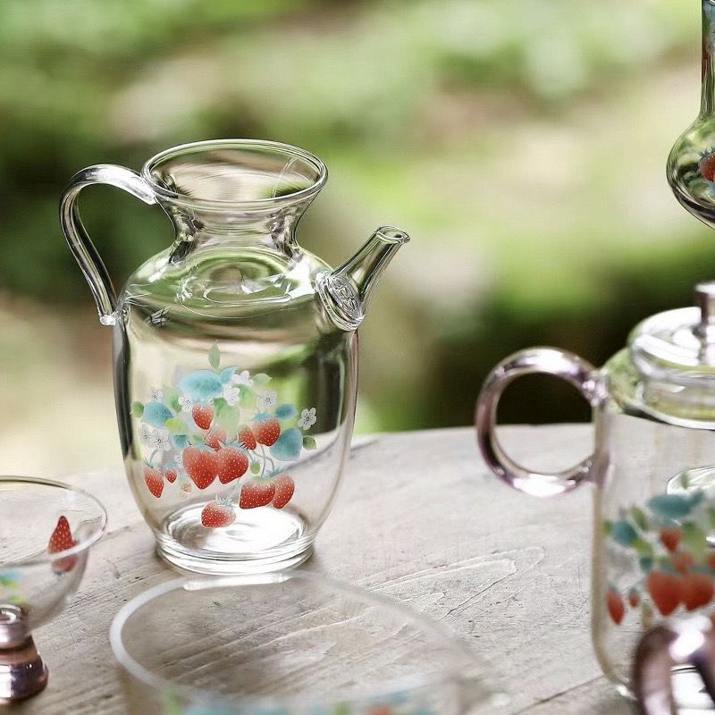 Bộ Trà Cụ Thuỷ Tinh Berry