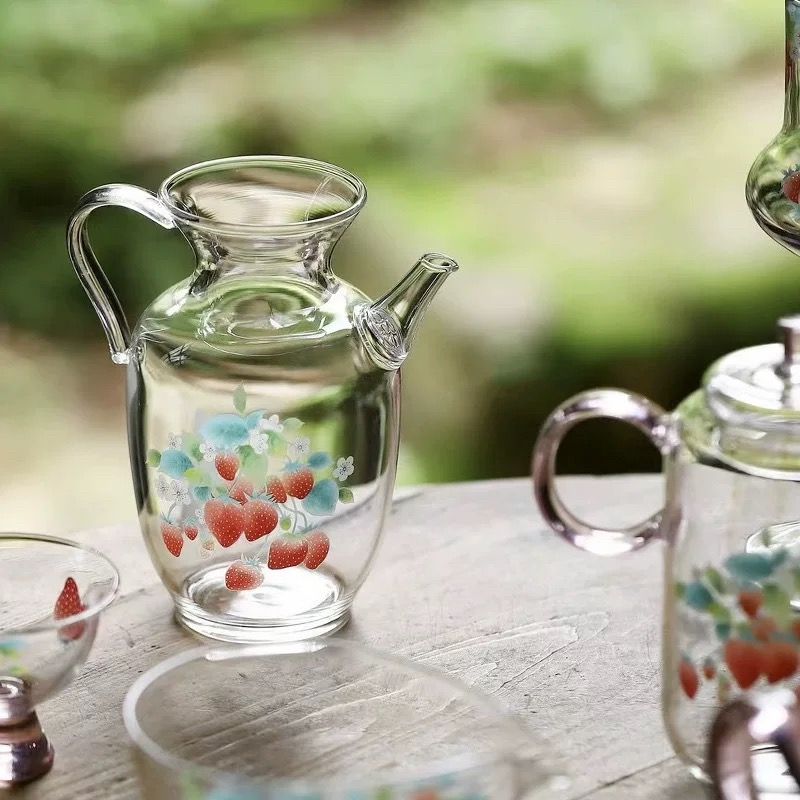 Bộ Trà Cụ Thuỷ Tinh Berry