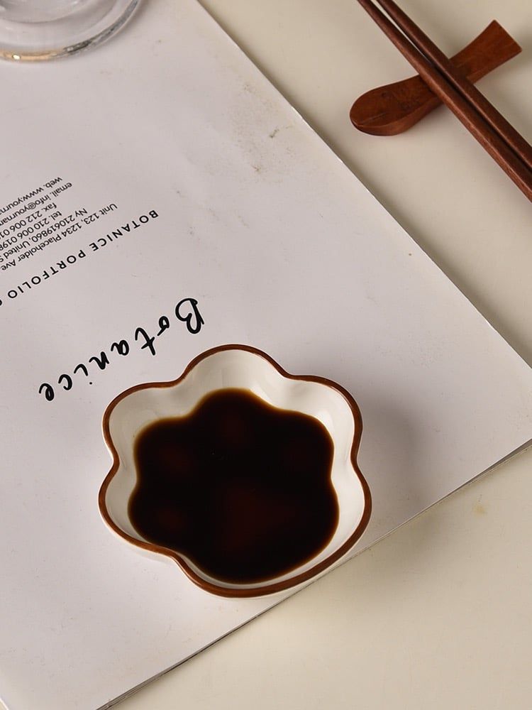 Đĩa Gia Vị Chân Mèo Nhật Bản