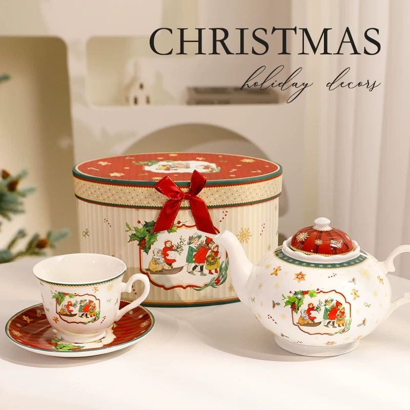 Tea Set Wonderful Xmas