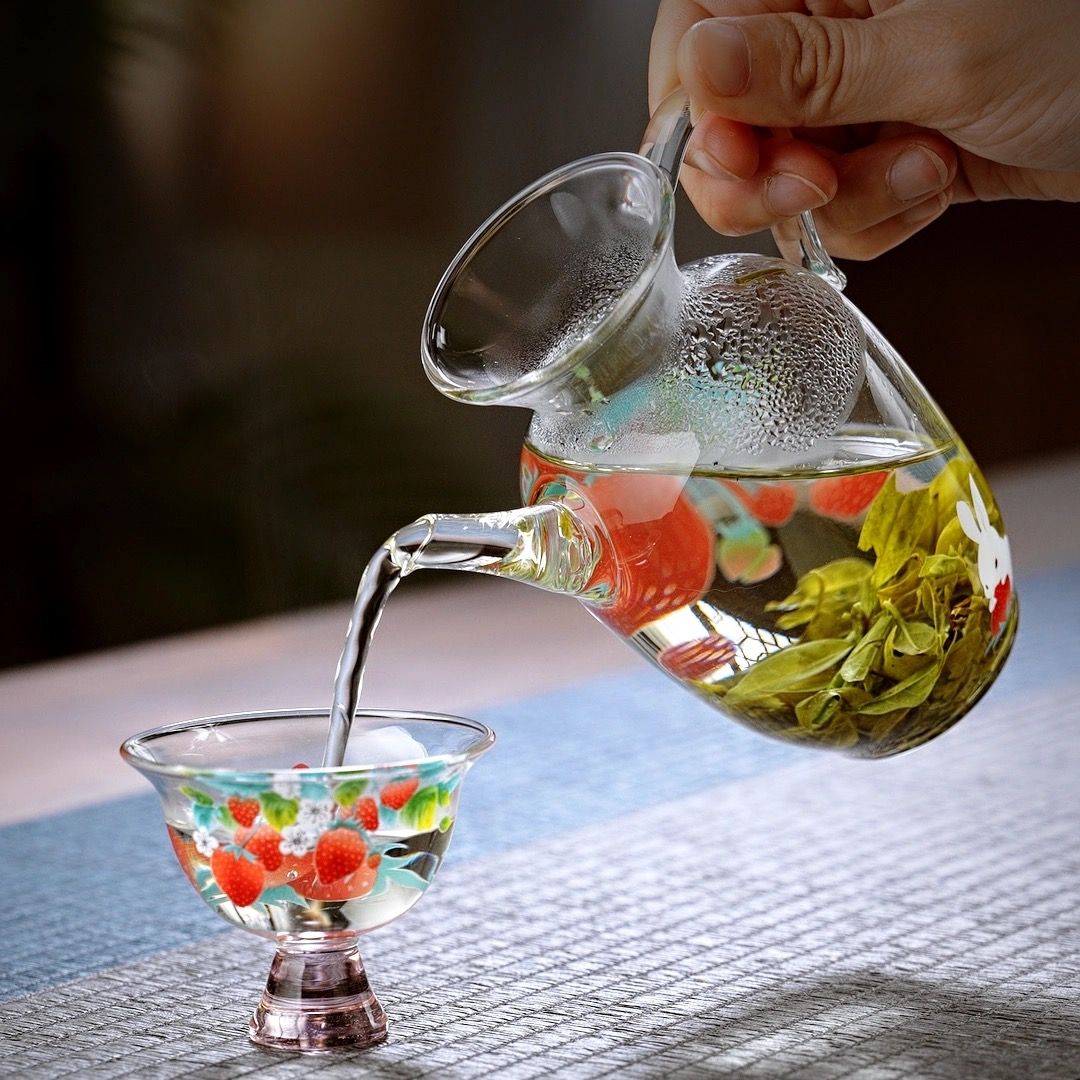 Bộ Trà Cụ Thuỷ Tinh Berry