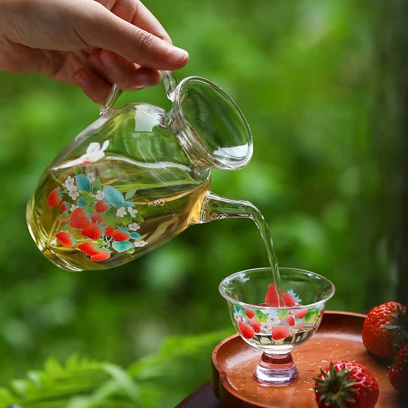 Bộ Trà Cụ Thuỷ Tinh Berry