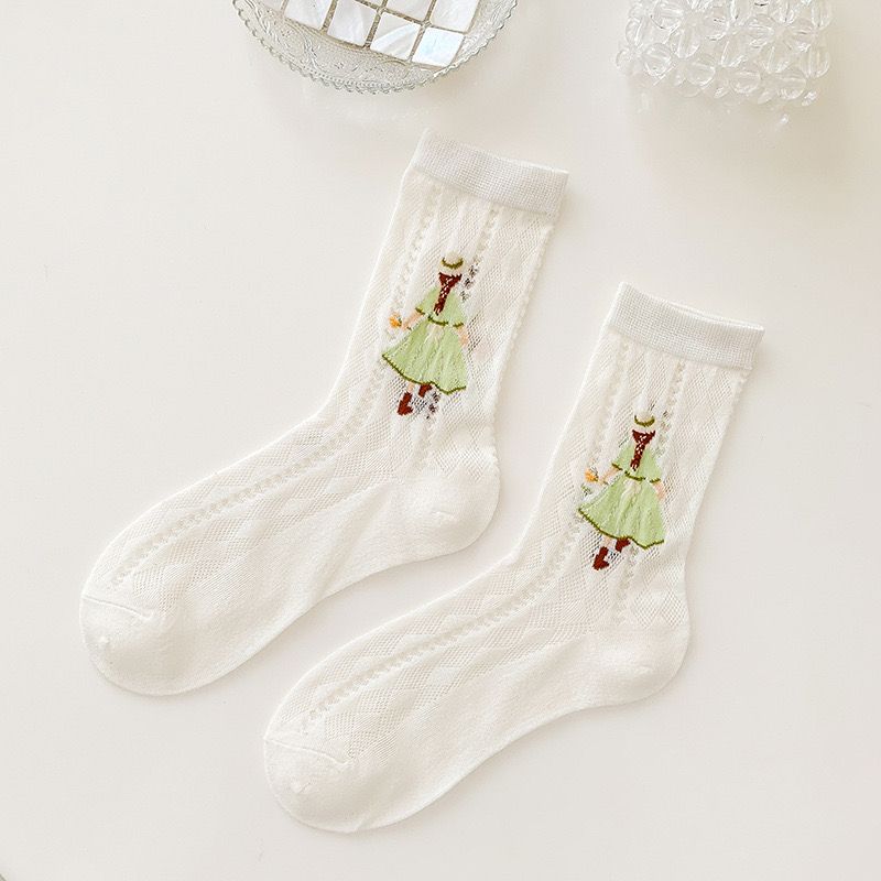 Tất Cotton Phiên Bản Hàn Quốc