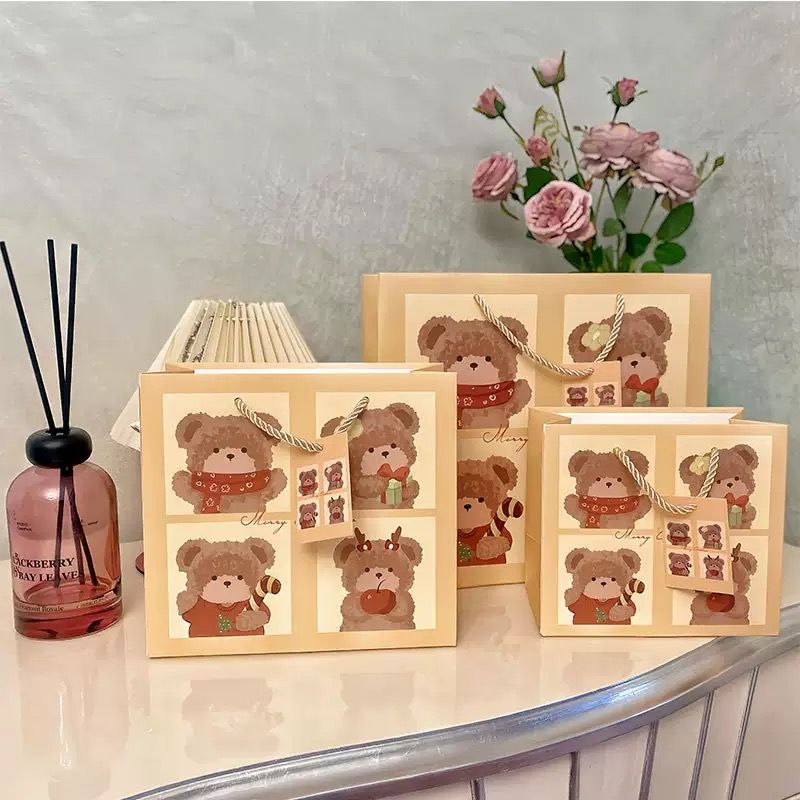Túi Quà Tặng Gấu Nâu