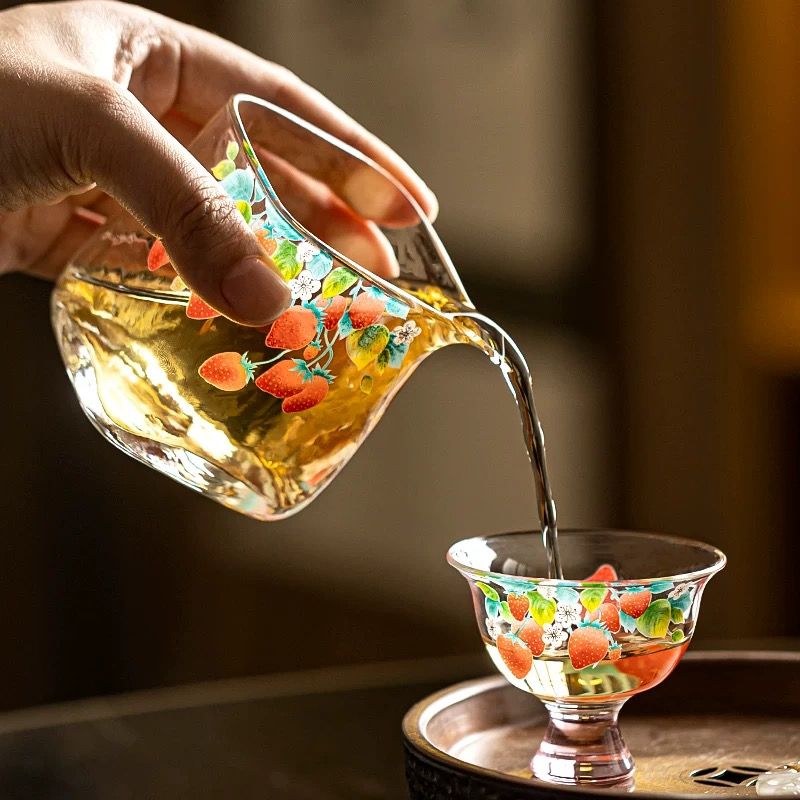 Bộ Trà Cụ Thuỷ Tinh Berry