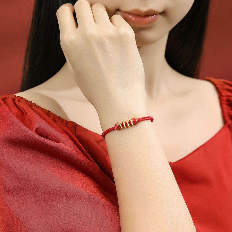 Vòng Tay Rắn May Mắn Vàng 14k