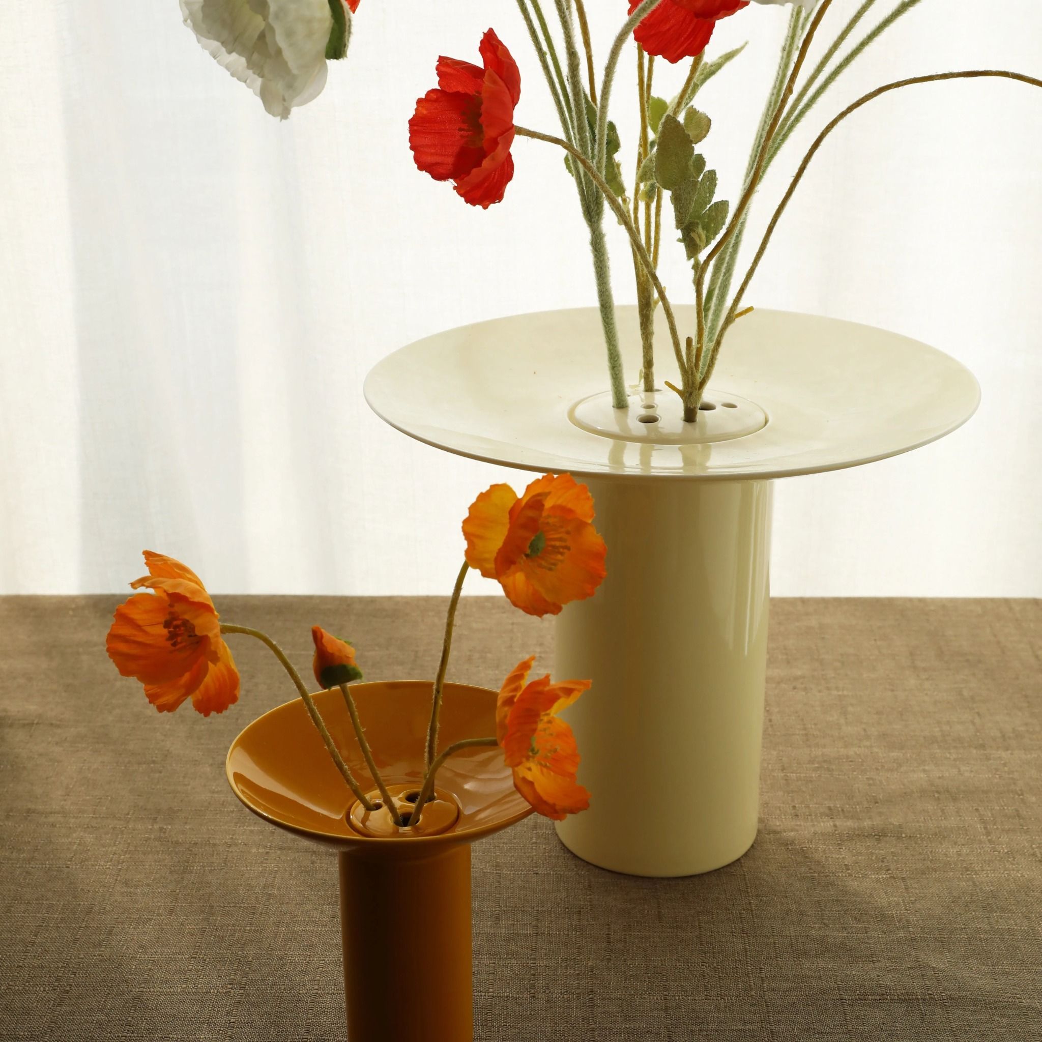 Bình Gốm Ikebana Morandi