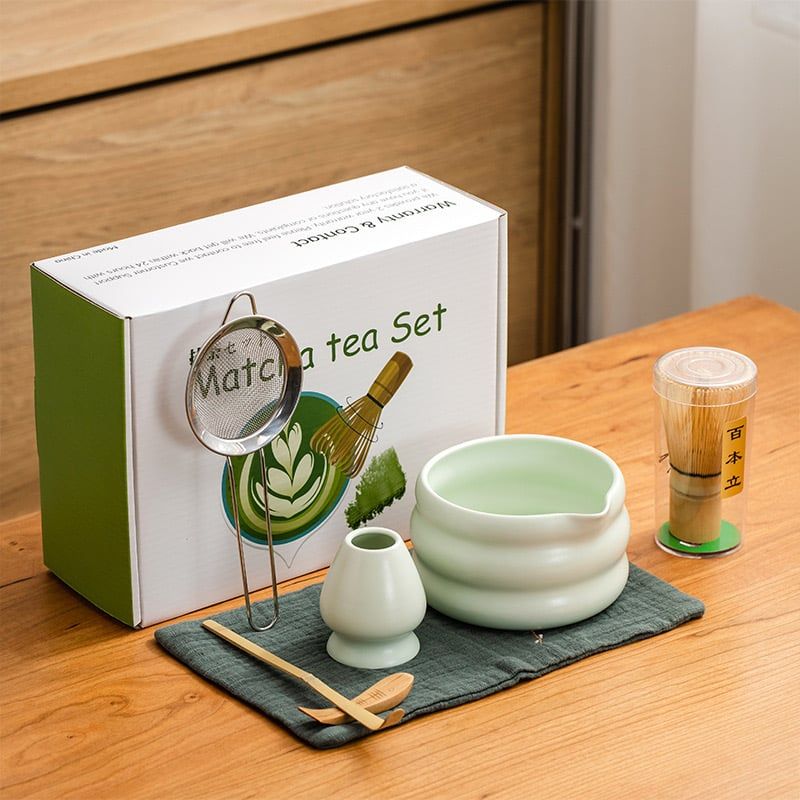 Set Pha Matcha Xanh Mint (5 món)