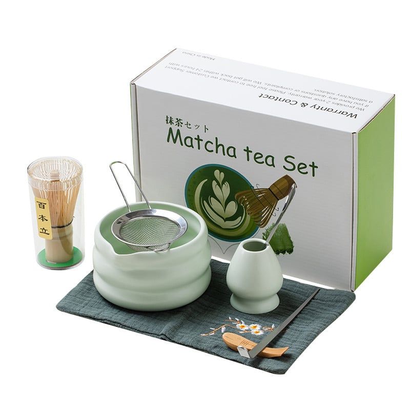 Set Pha Matcha Xanh Mint (5 món)