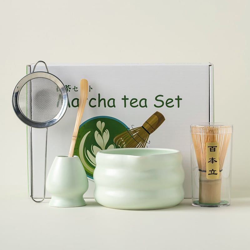 Set Pha Matcha Xanh Mint (5 món)