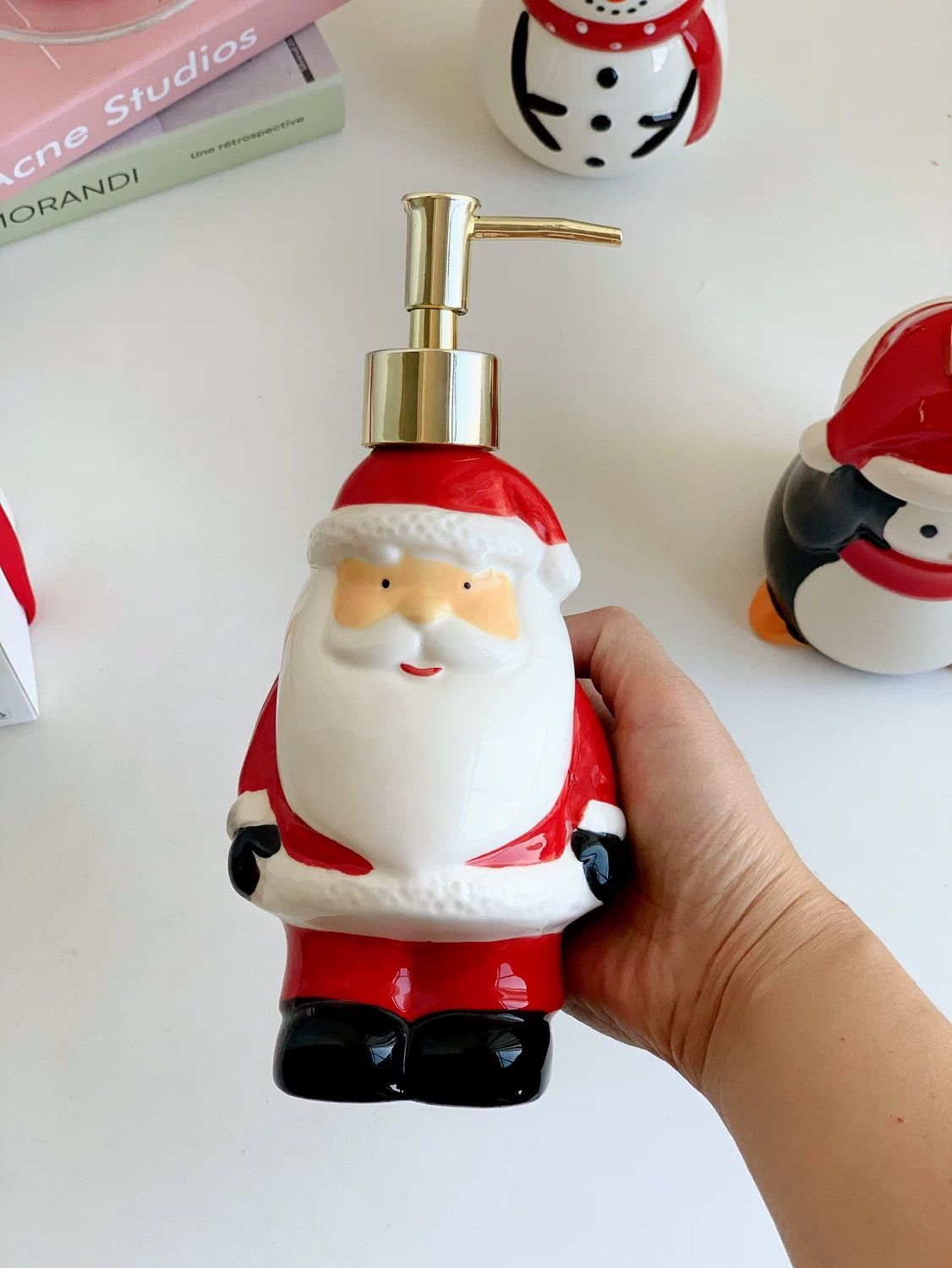 Bình Đựng Xà Bông Ông Già Noel 6,5×22cm