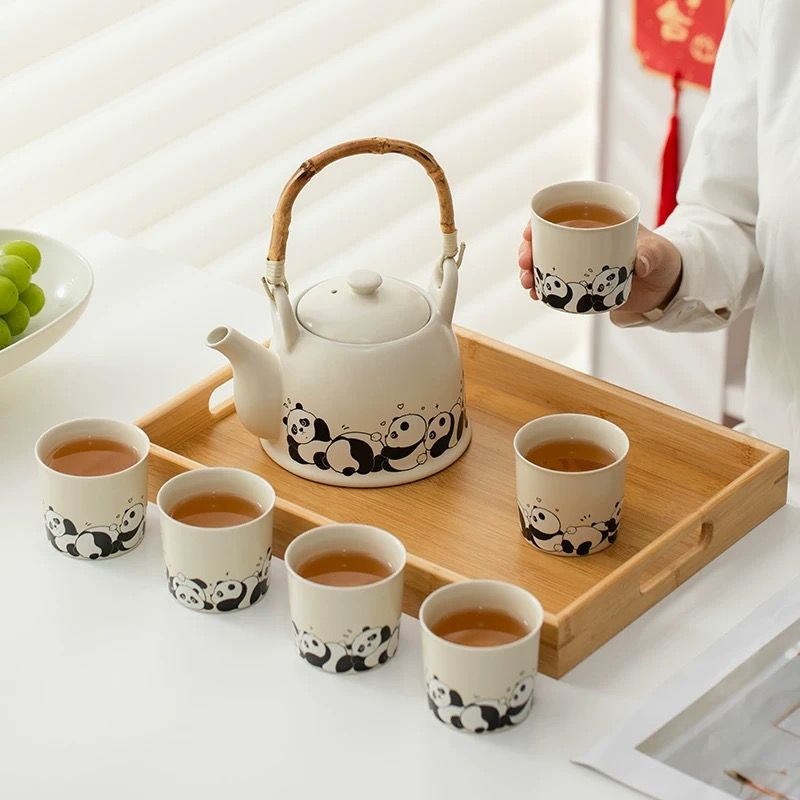 Gift Box Bộ Ấm Trà Gấu Trúc