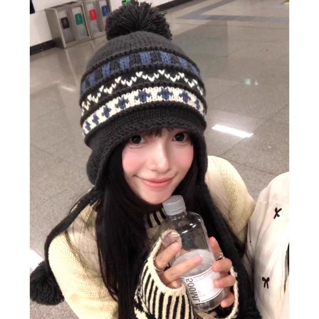 Mũ Len Dệt Kim Little Fair Isle