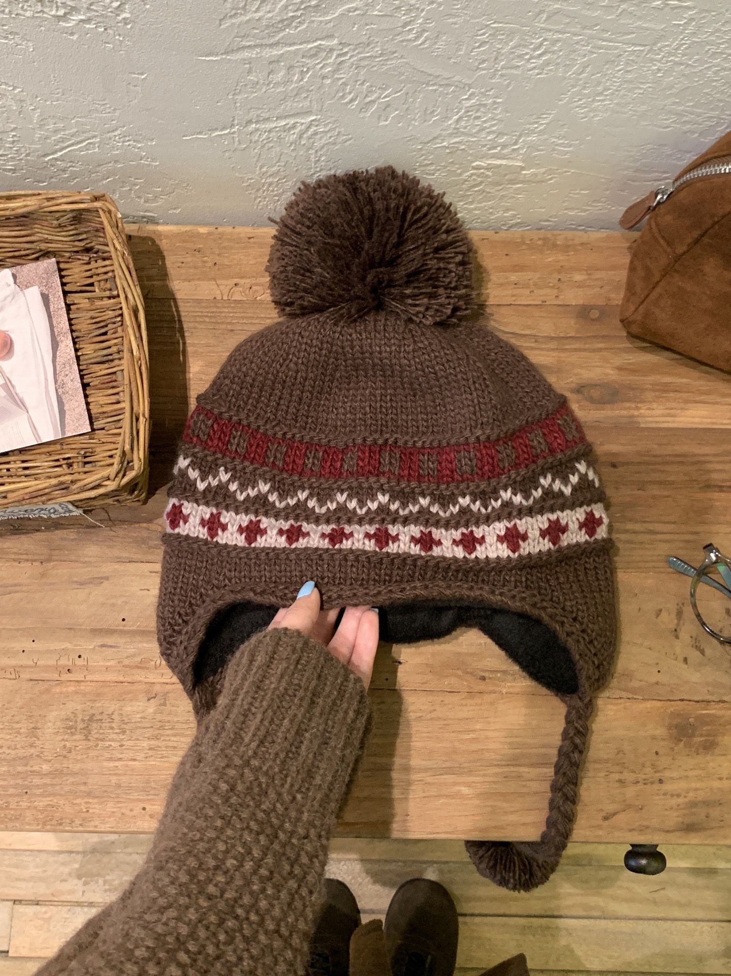 Mũ Len Dệt Kim Little Fair Isle