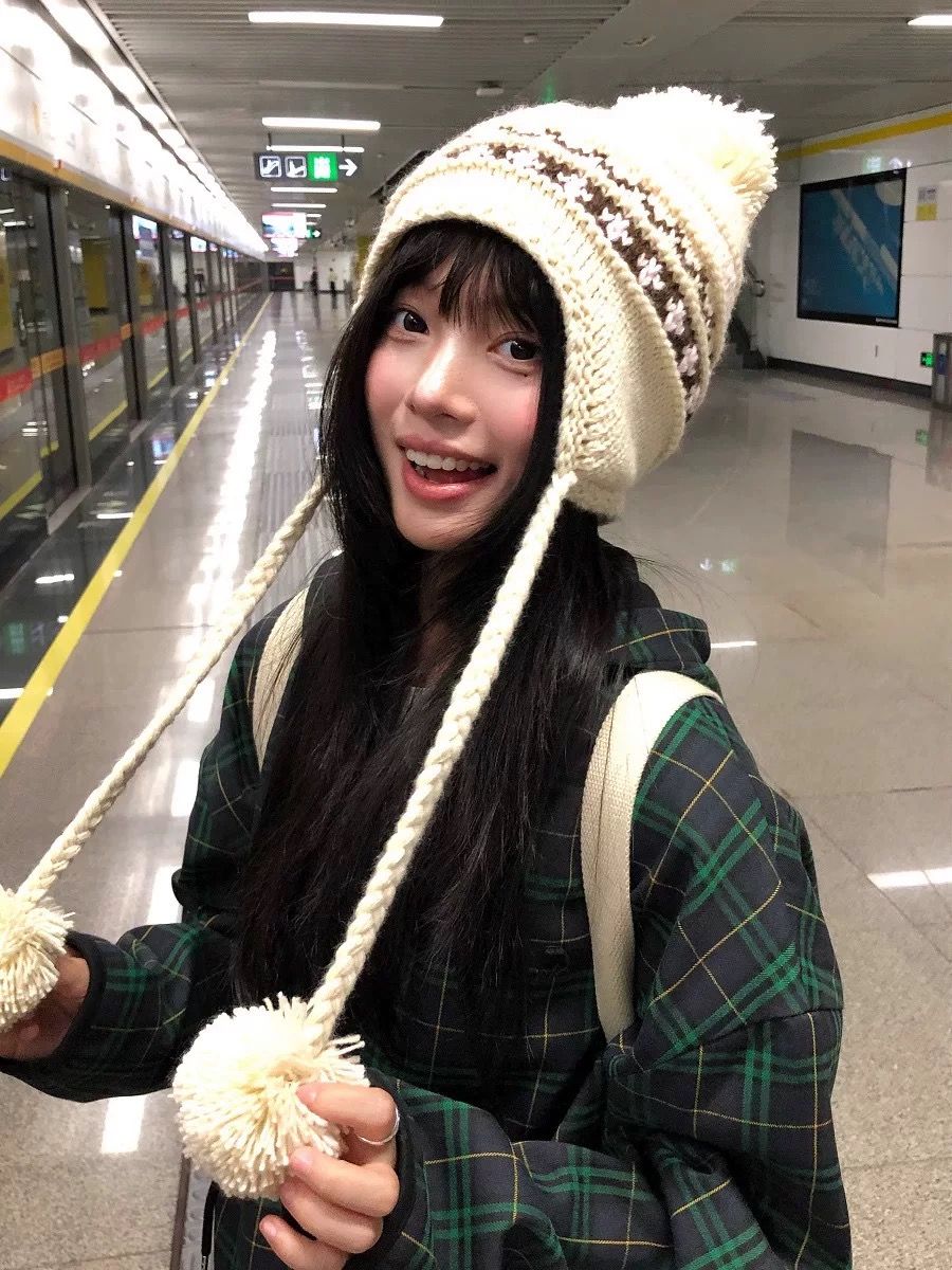Mũ Len Dệt Kim Little Fair Isle