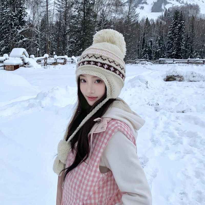Mũ Len Dệt Kim Little Fair Isle
