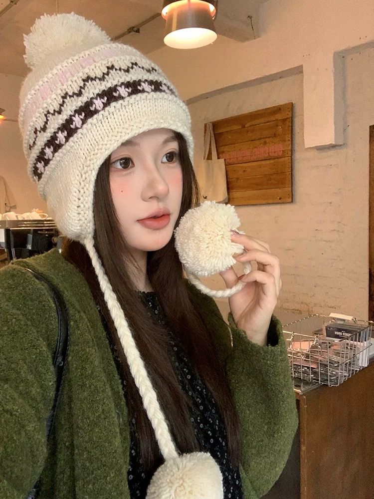 Mũ Len Dệt Kim Little Fair Isle