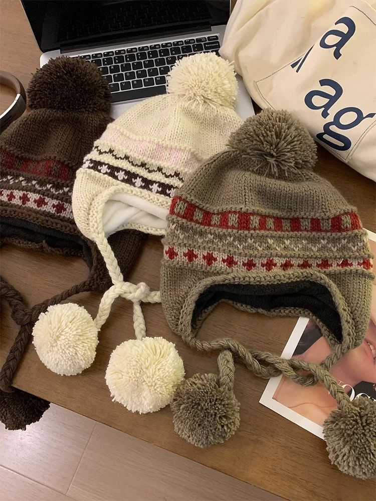 Mũ Len Dệt Kim Little Fair Isle