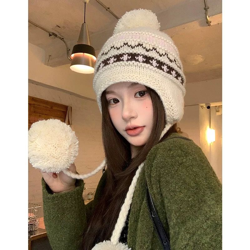 Mũ Len Dệt Kim Little Fair Isle