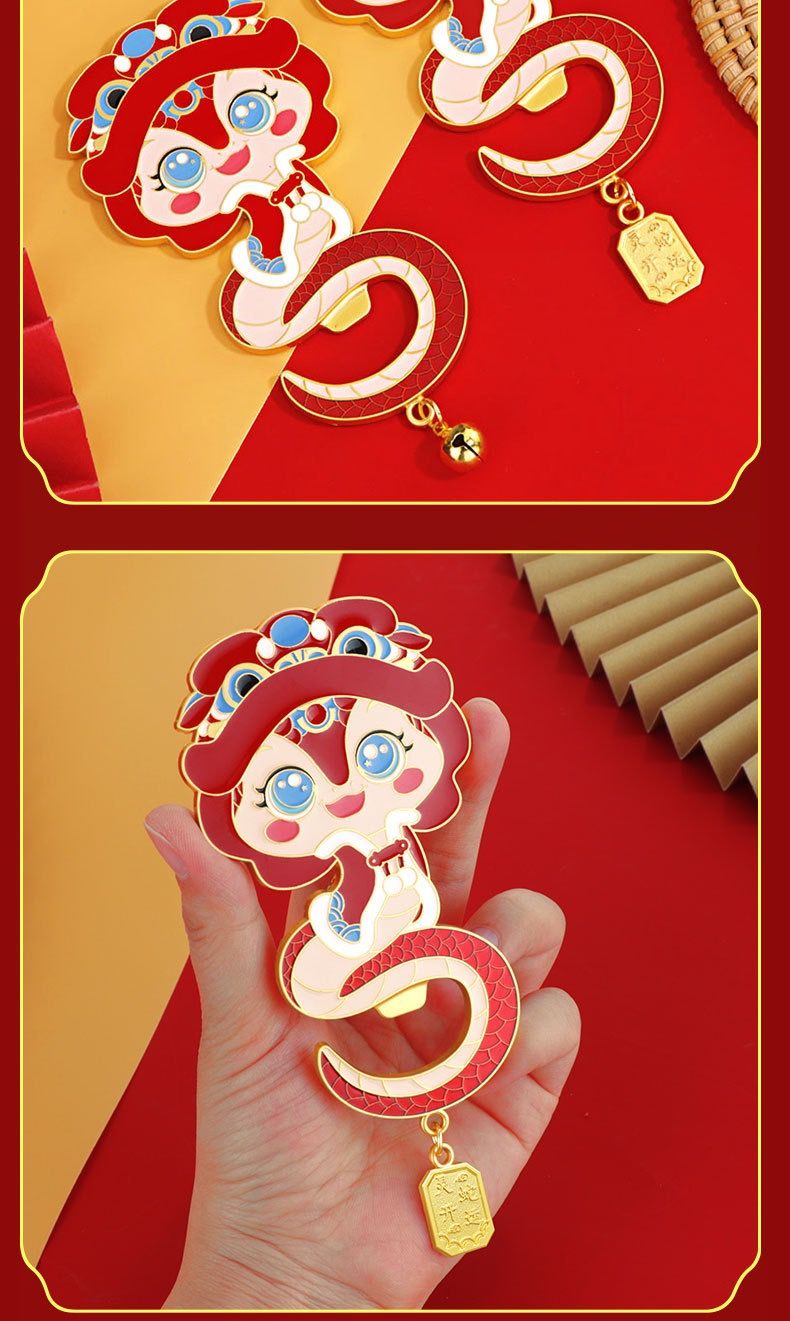 Mở Bia, Dán Tủ Lạnh Spirit Snake Good Luck