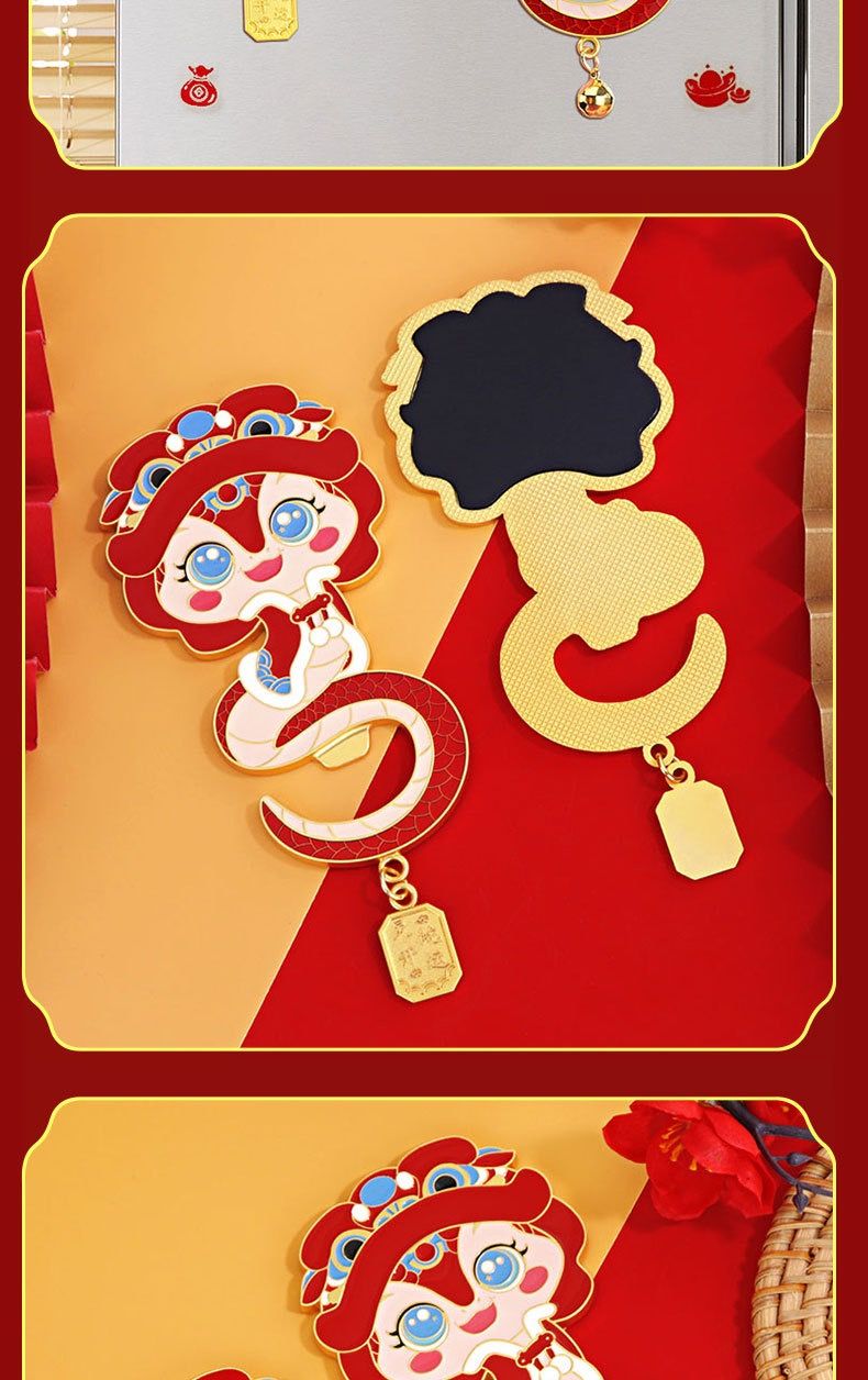 Mở Bia, Dán Tủ Lạnh Spirit Snake Good Luck