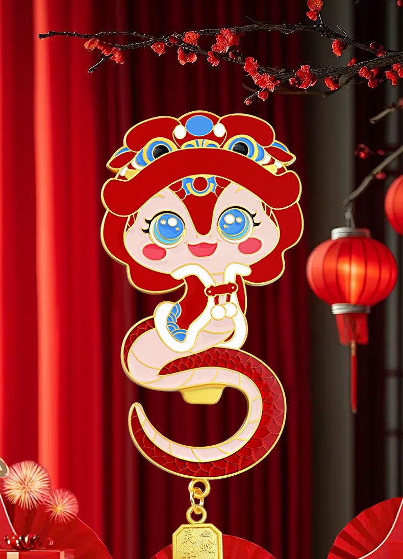 Mở Bia, Dán Tủ Lạnh Spirit Snake Good Luck