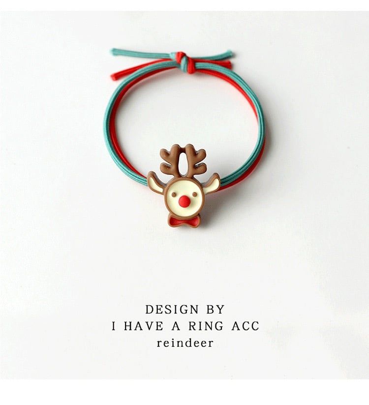 Chun Buộc Tóc Noel Xanh Đỏ